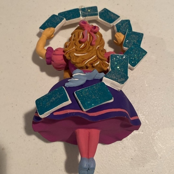 Department 56 Alice with cards Alice in Wonderland ornament - Picture 3 of 7